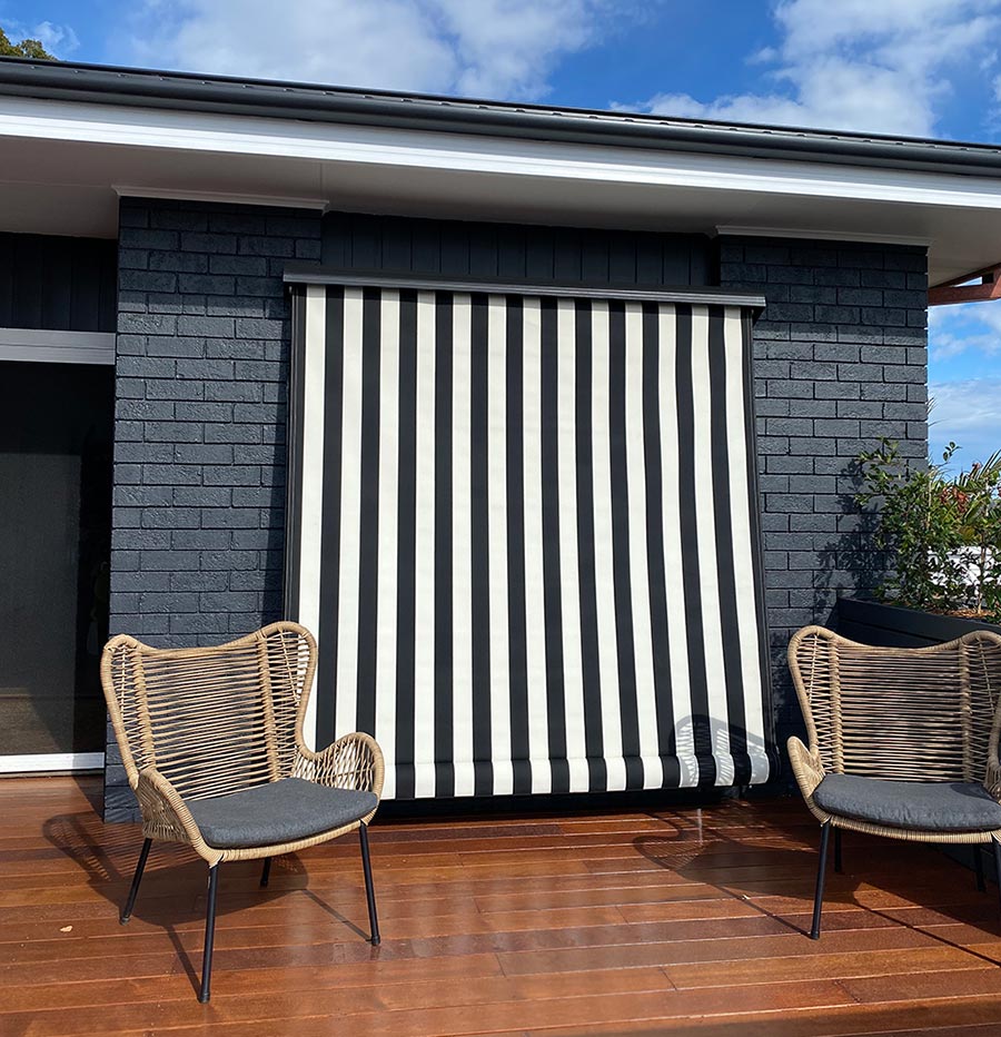 Canvas awnings installed on a central coast property — Blinds, Shutters & Awnings in Wyee, NSW